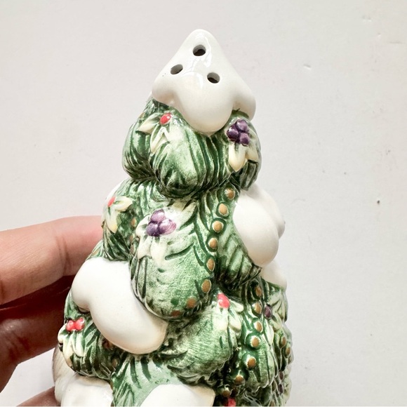 Fitz & Floyd Florentine Holiday 2003 Salt Pepper Shakers (Santa & Rabbit) in box - Picture 6 of 12